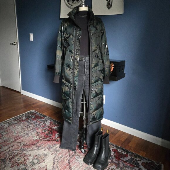 G-Star Raw | Alaska Boyfriend Long Puffer Coat (Size S) - Picture 1 of 14
